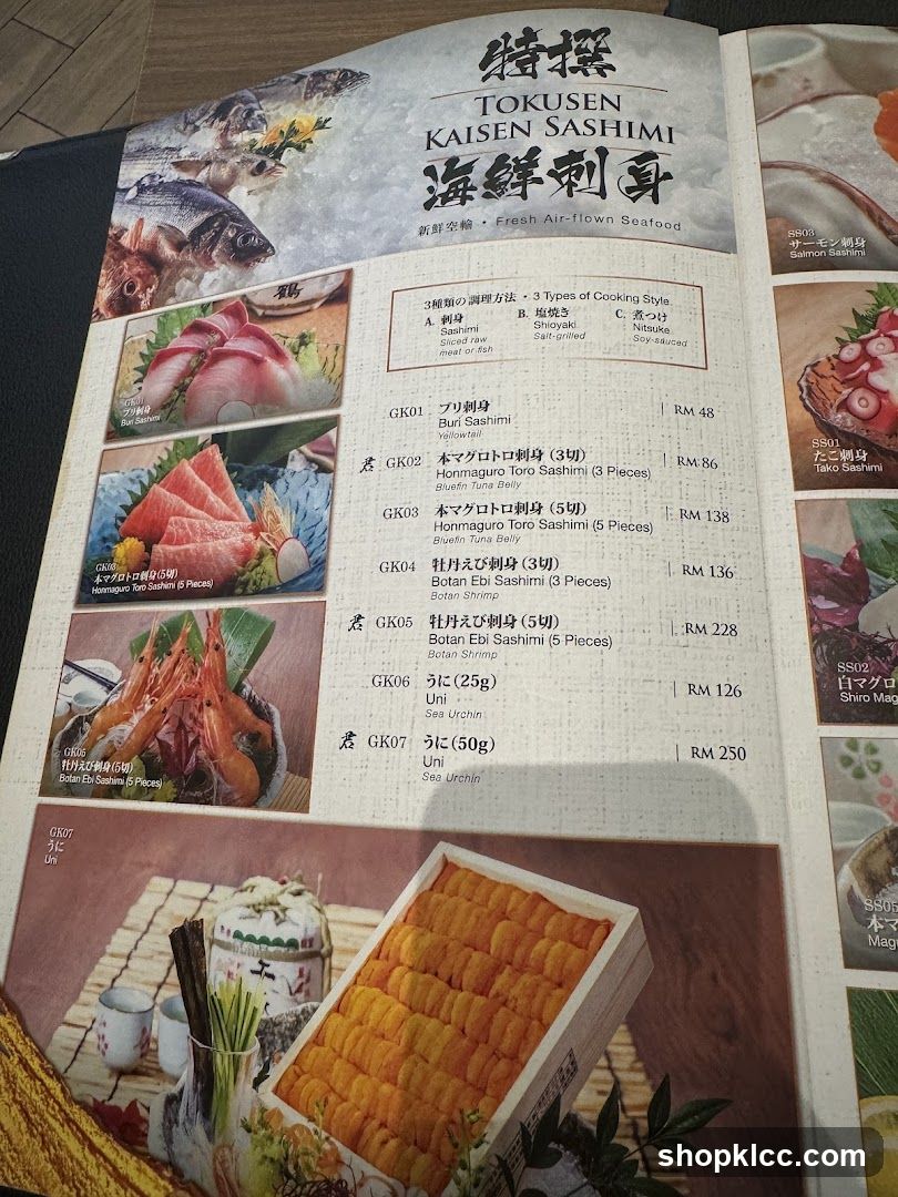 TOKUSEN KAISEN SASHIMI