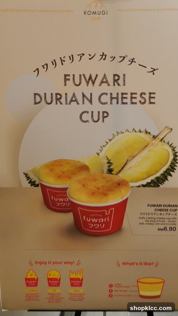 Fuwarri Durian Cheese Cup