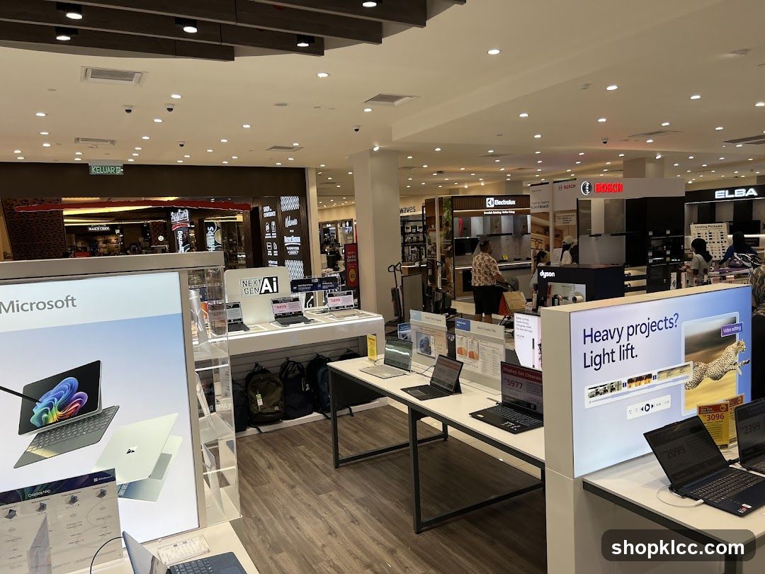 Electronics Store Display
