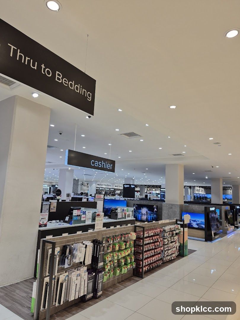 Electronics Store Interior