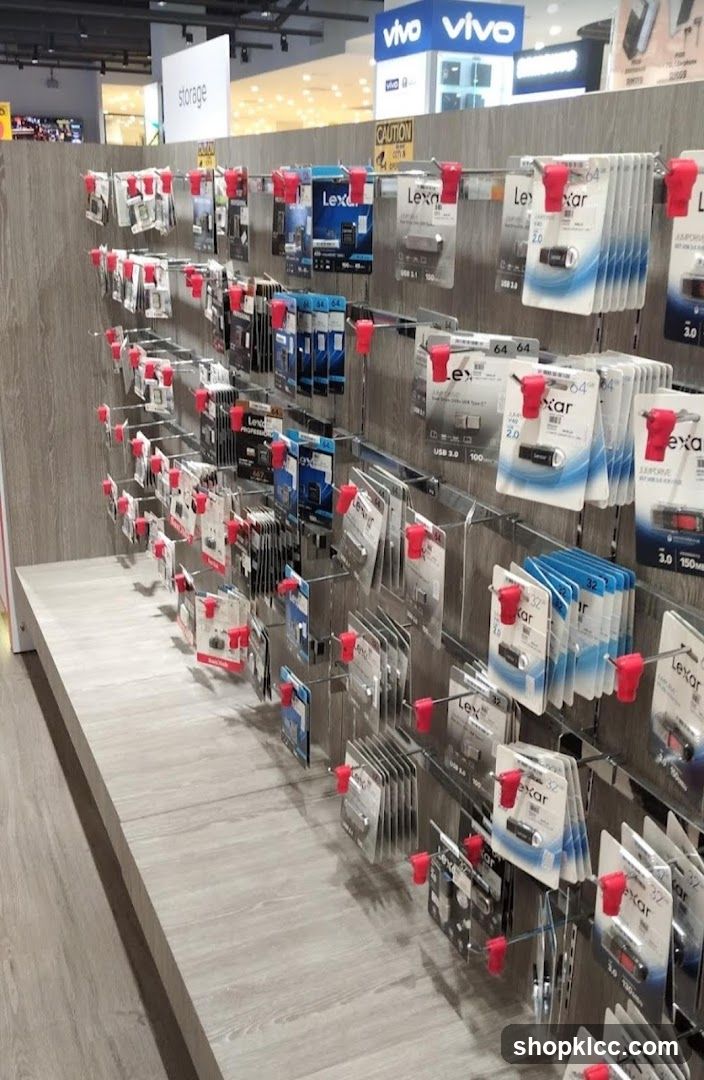 Electronics Storage Display