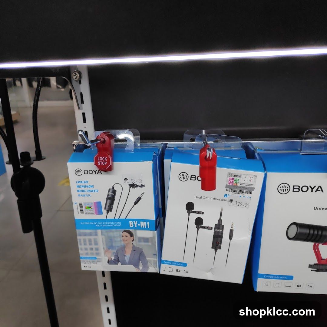 Microphones on Display