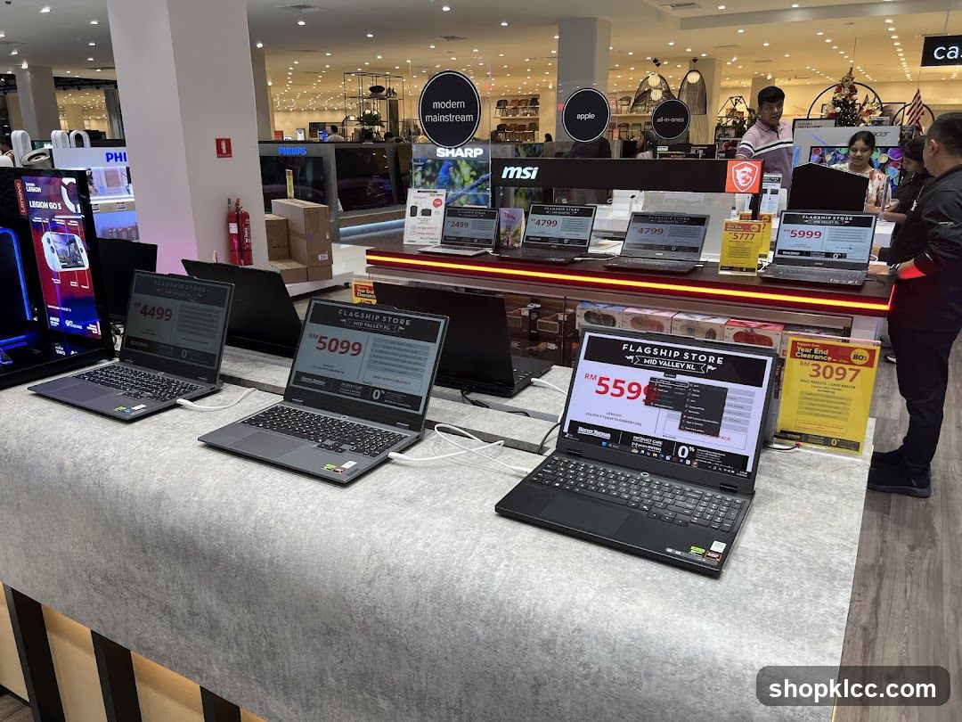 Electronics Store Display