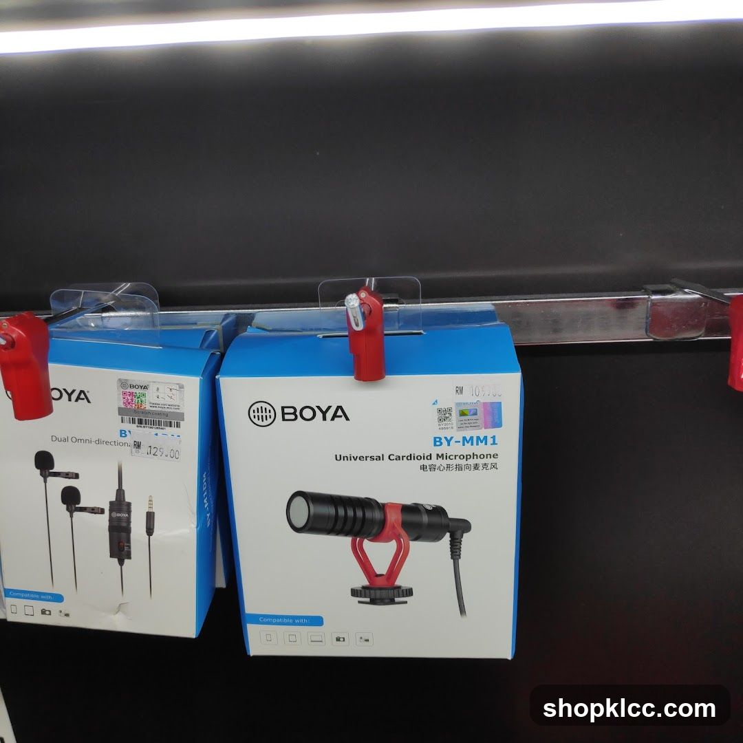 Microphones on Display