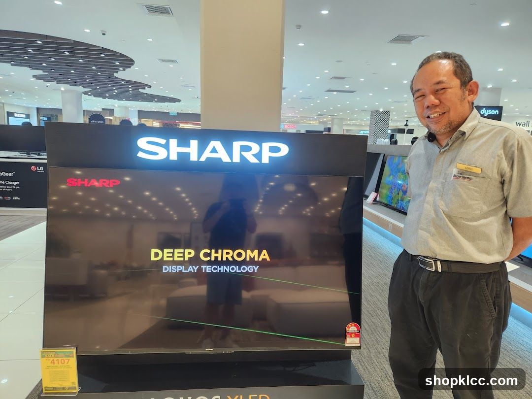 Sharp TV Display