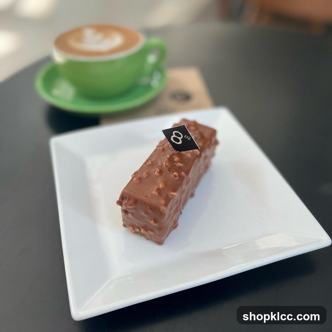 Chocolate Bar and Latte