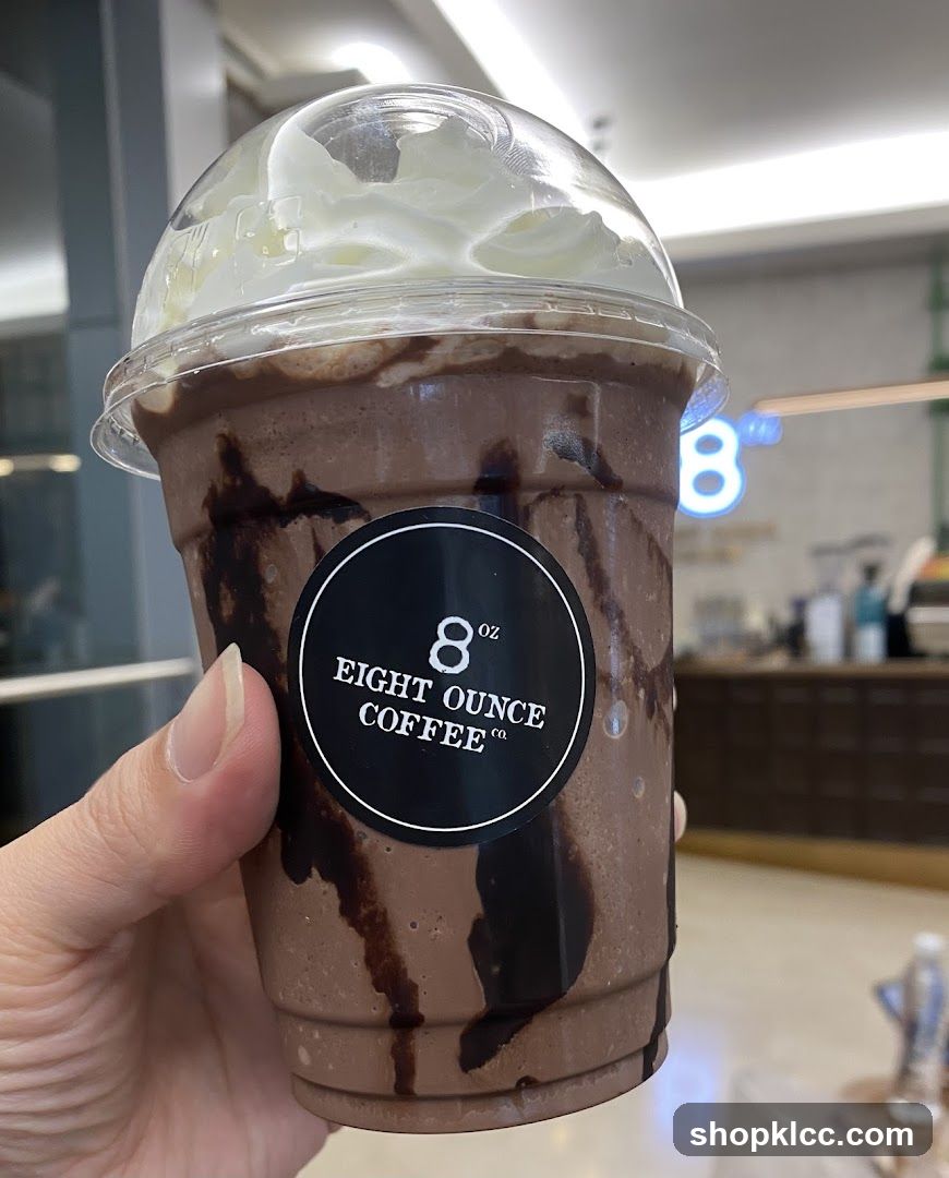 Chocolate Frappe with Whipped Cream