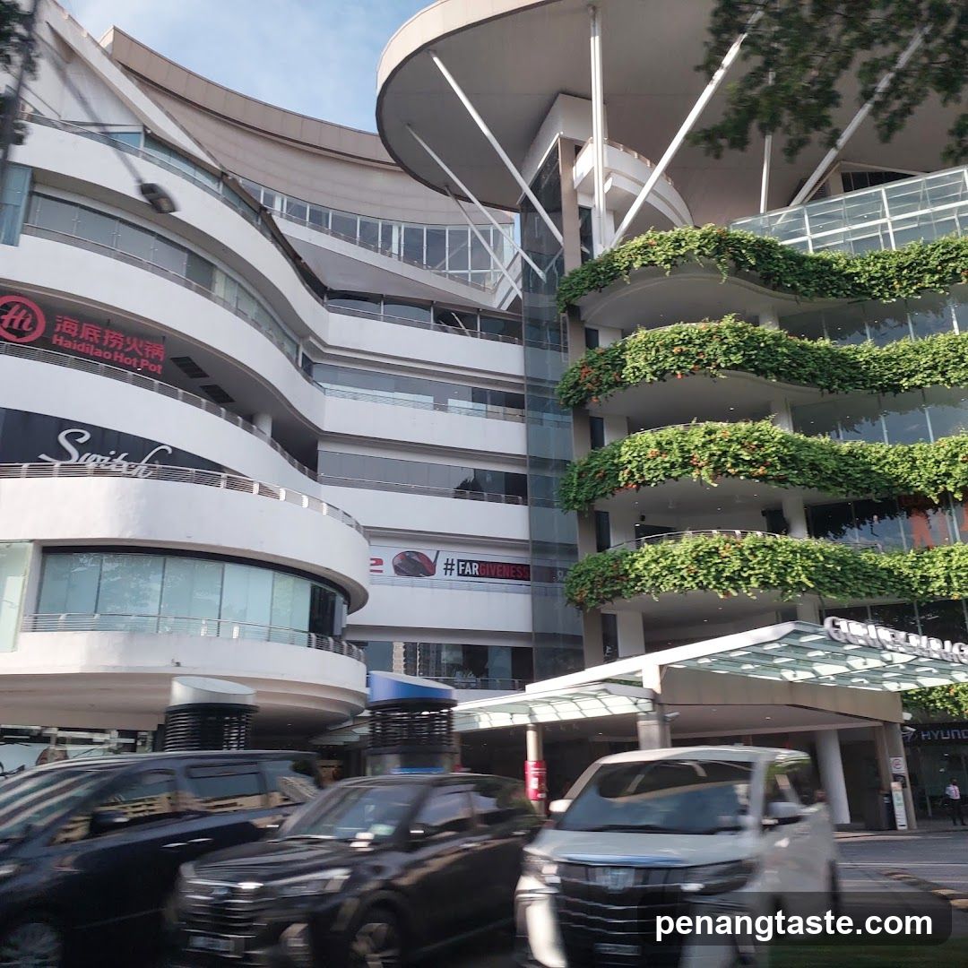 Modern Building with Greenery