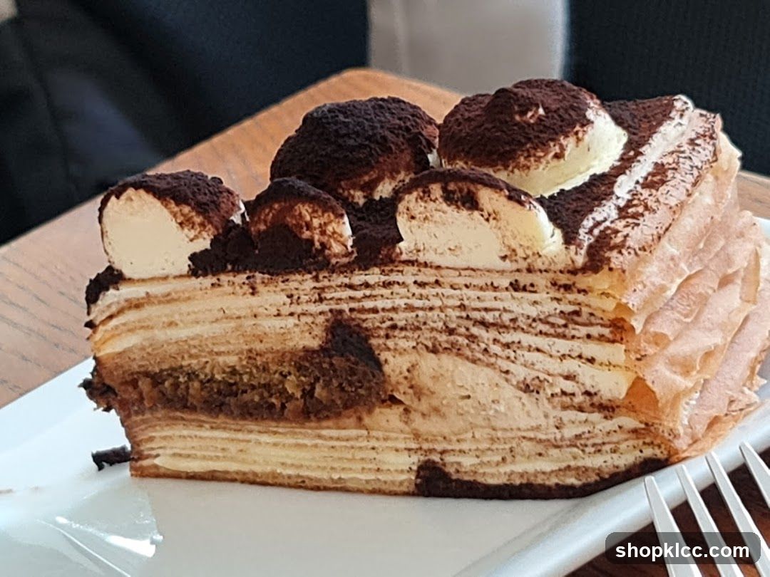 Tiramisu Cake Slice