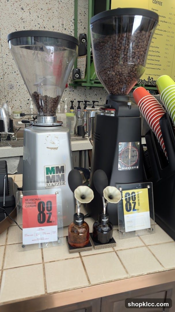 Coffee Grinders and Menu