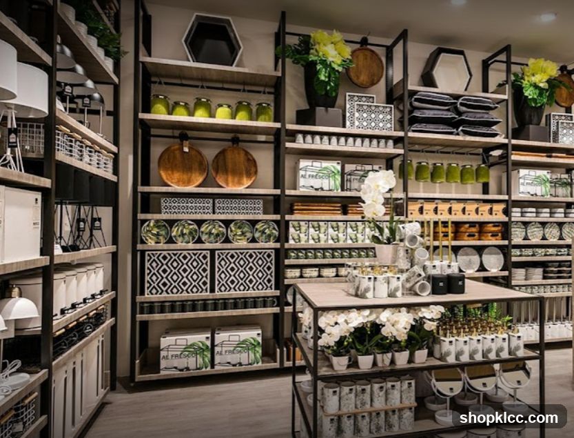 Home Decor Store Display