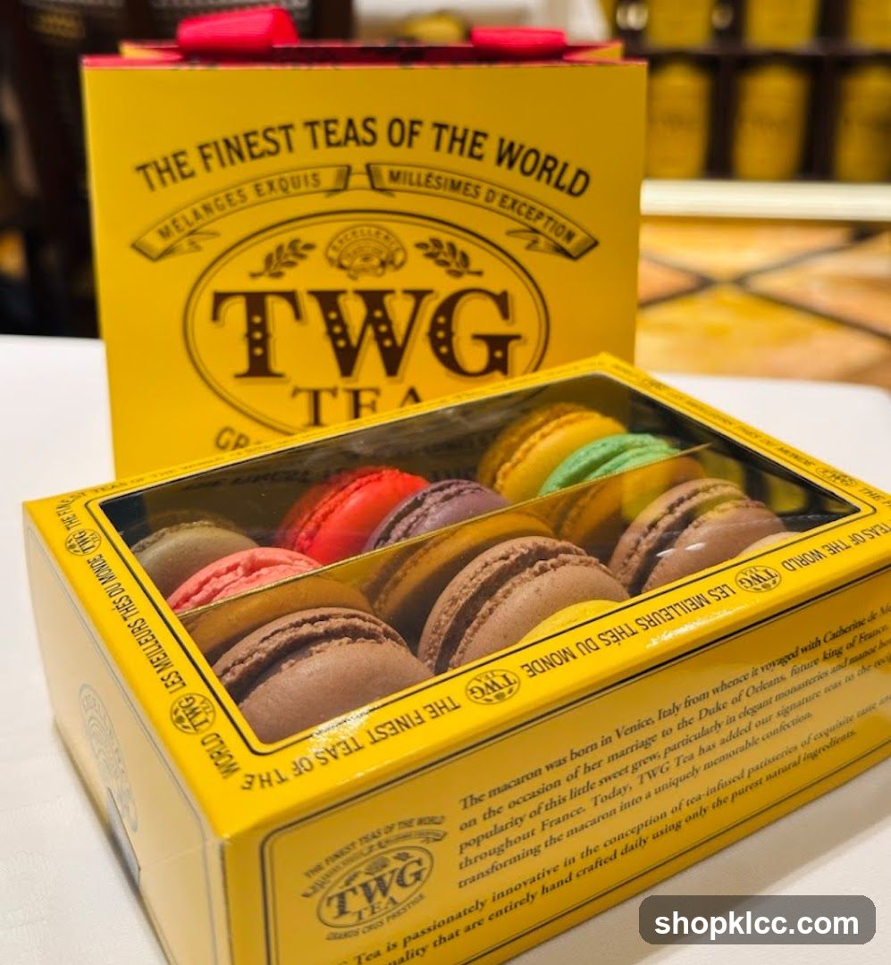 TWG Tea Macarons