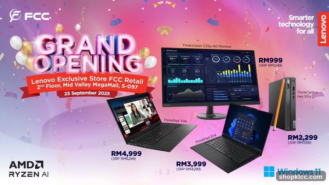 Grand Opening of Lenovo Exclusive Store