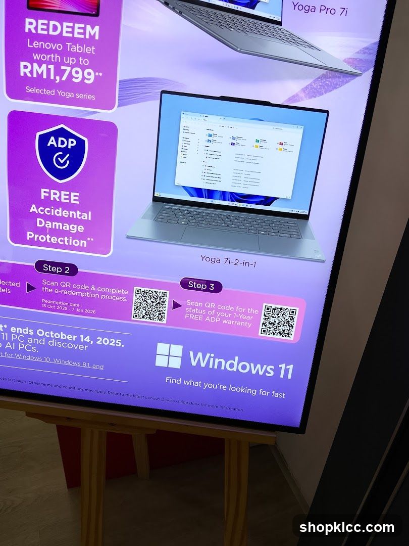 Lenovo Yoga Laptop Promotion