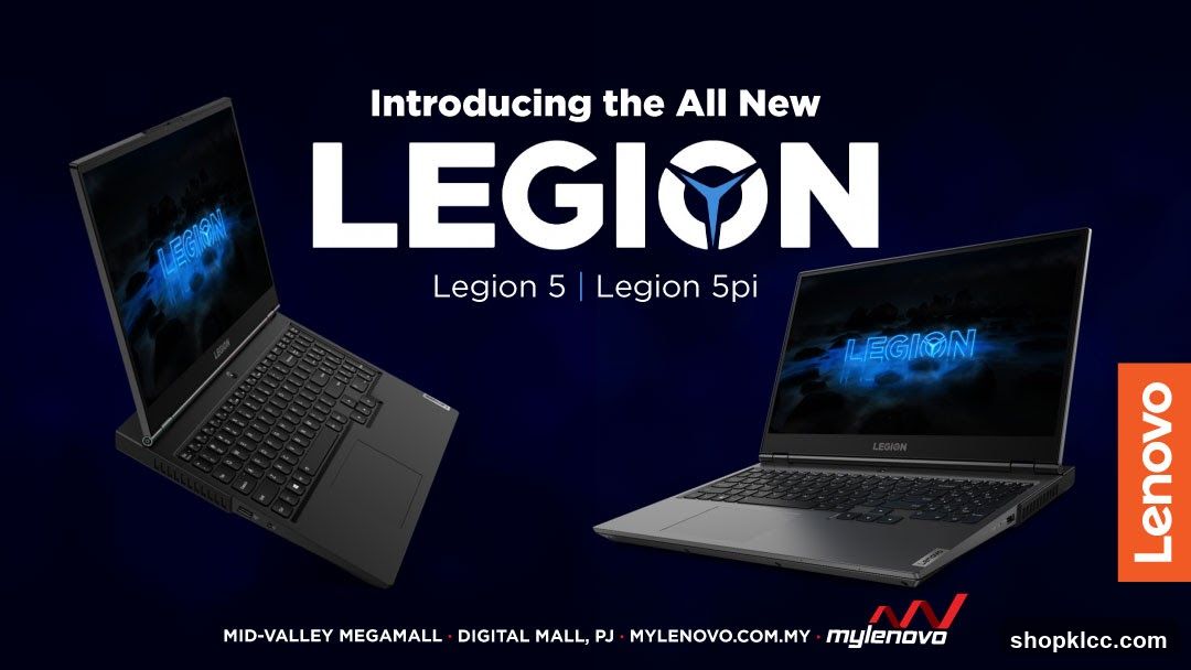 Lenovo Legion Laptops Advertisement