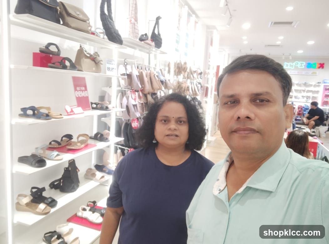 Couple in a Shoe Store