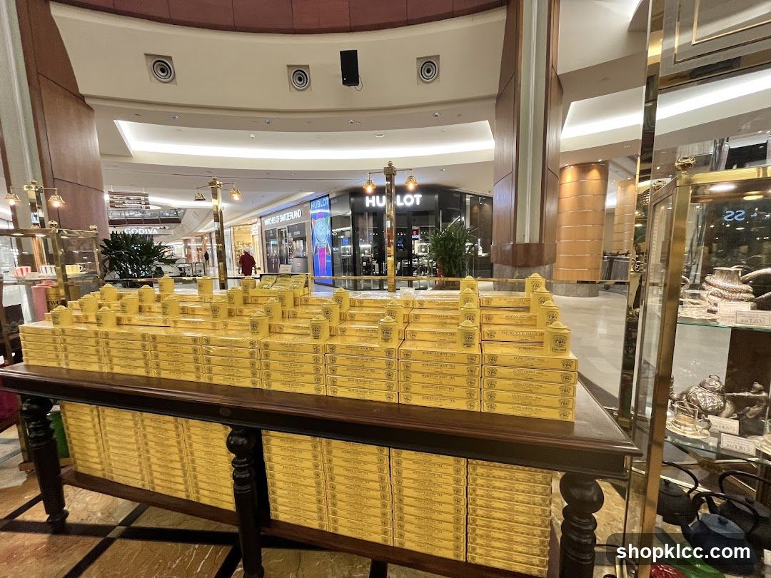 Display of TWG Tea Boxes