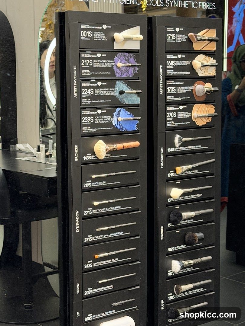 Makeup Brush Display