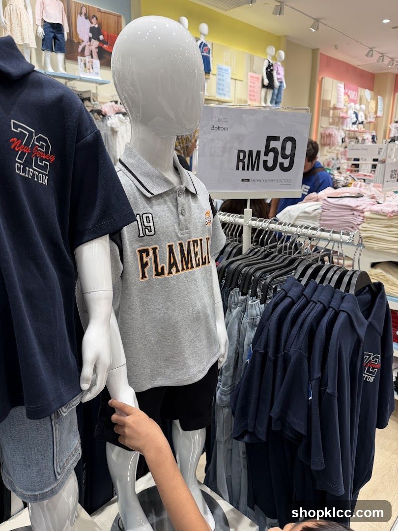 Children's Clothing Display