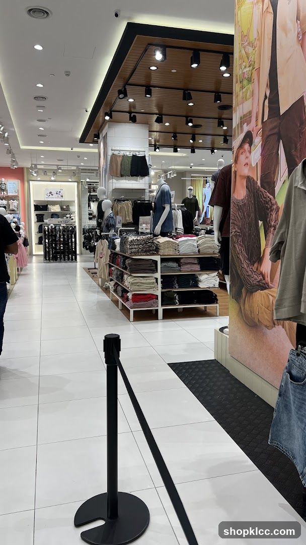 Clothing store interior