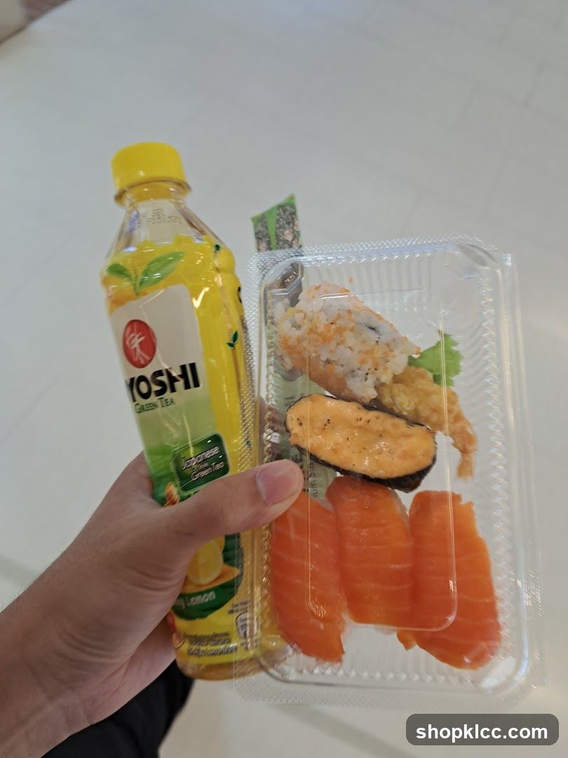 Sushi and Green Tea