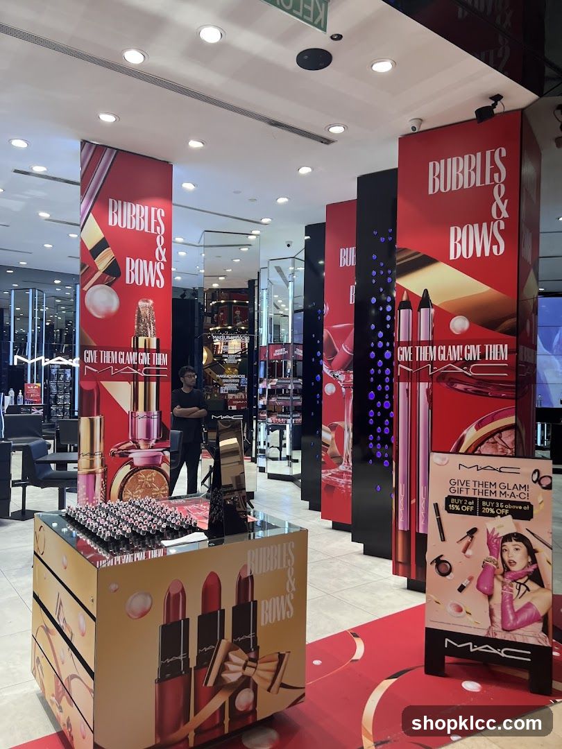 MAC Cosmetics Display