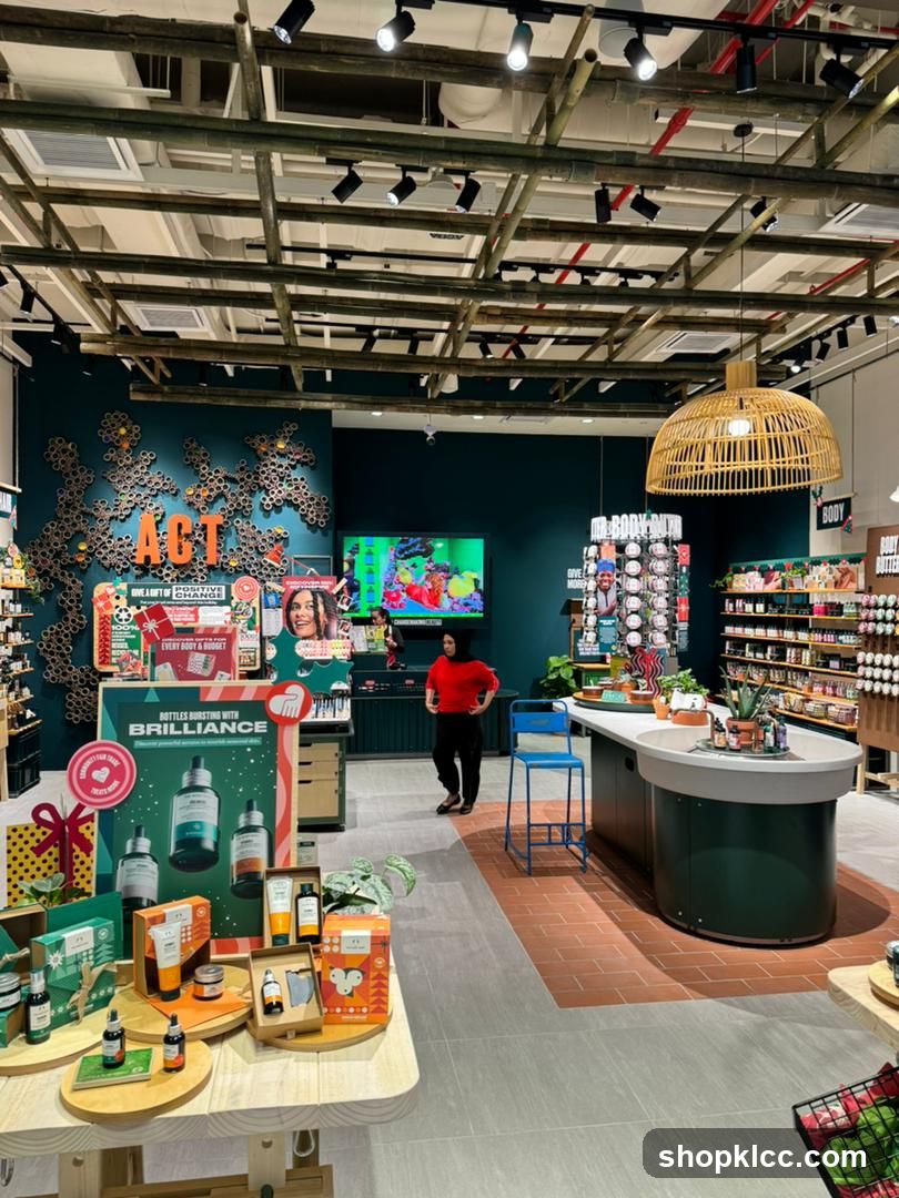 Store Interior with Product Displays