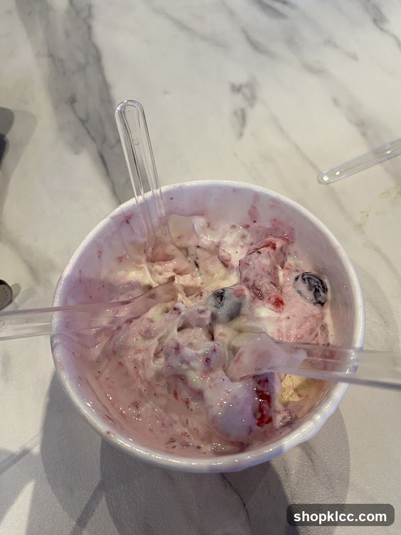 Ice Cream with Berries