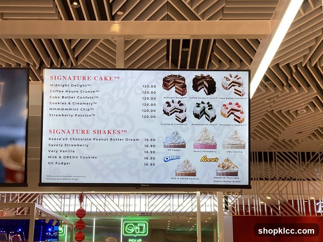 Signature Cakes and Shakes