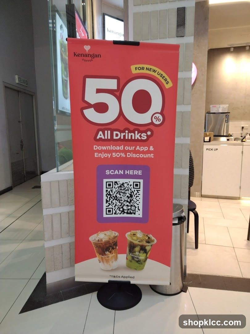 Kenangan Coffee 50% Discount Banner