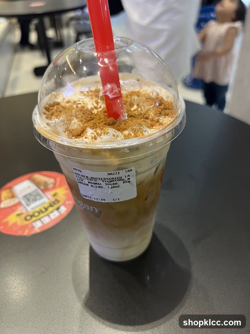 Beverage with Crumbles
