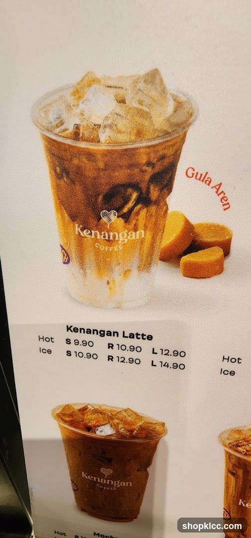 Kenangan Coffee Menu