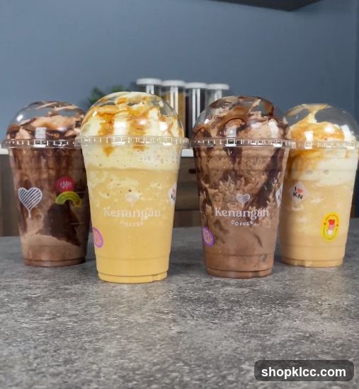 Four Frappuccinos