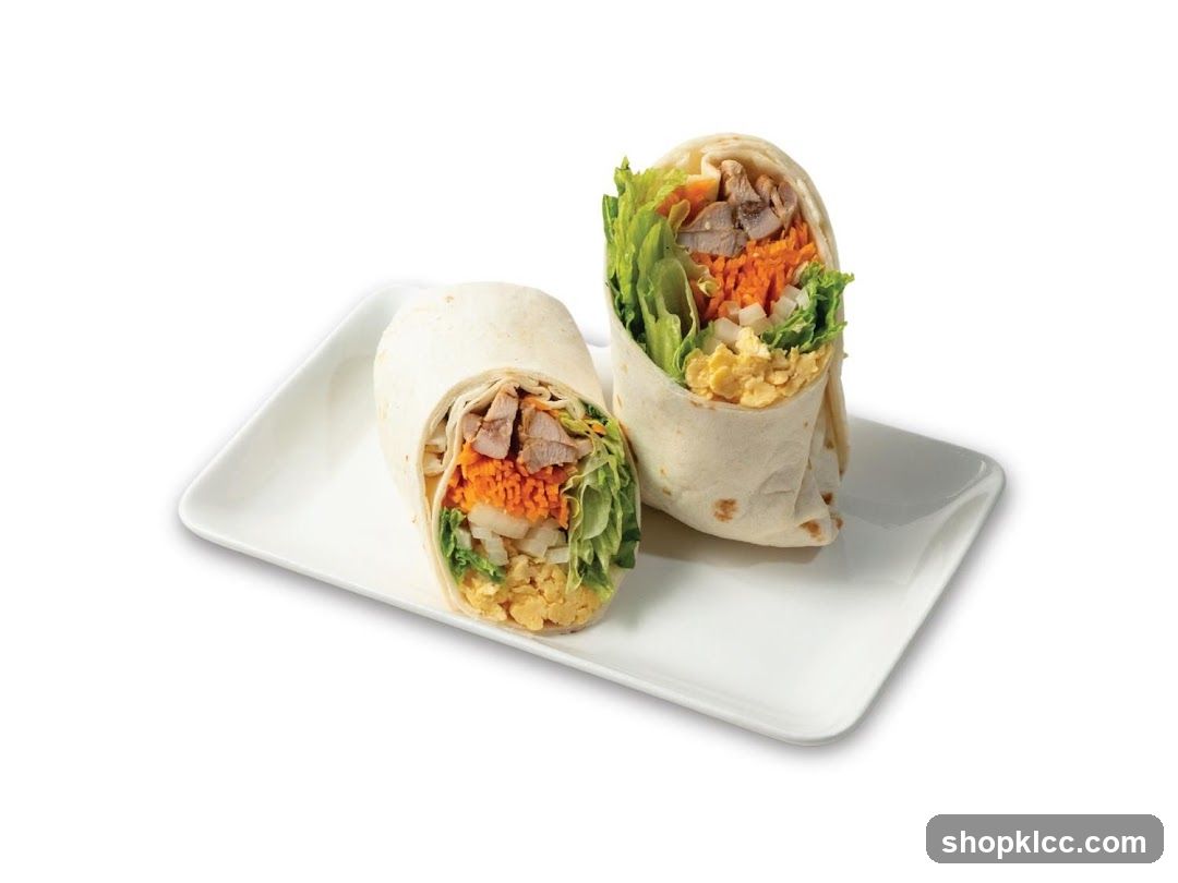 Chicken and Veggie Wrap