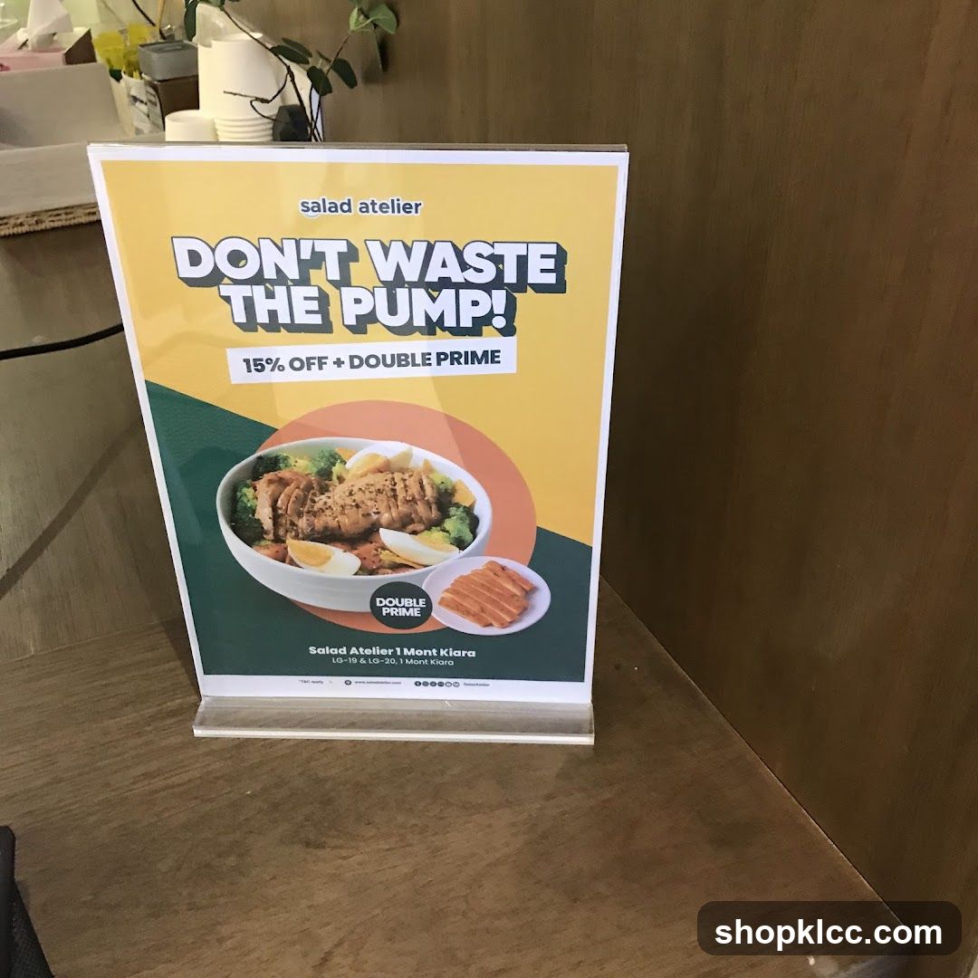 Salad Atelier Promotion Standee