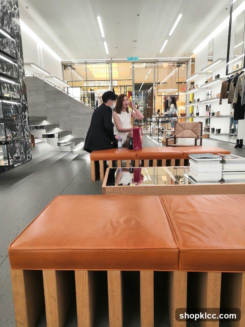 Couple Resting in a Luxury Store