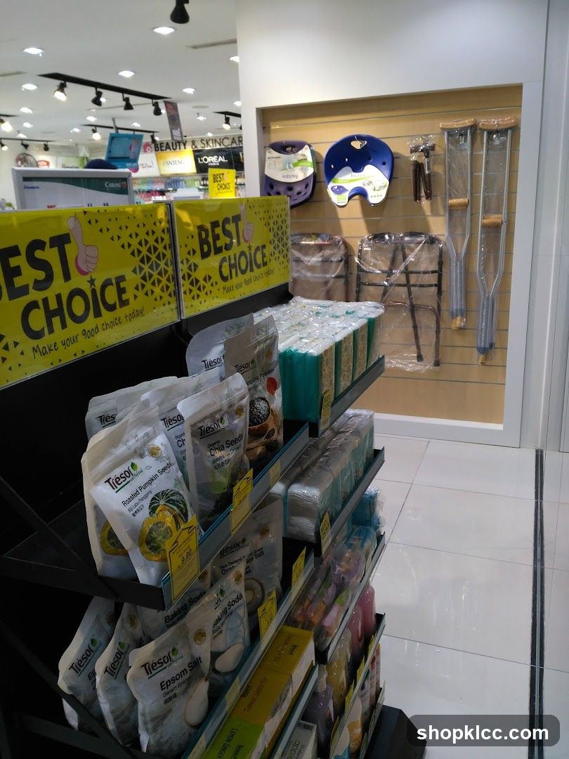 Health and Beauty Products Display