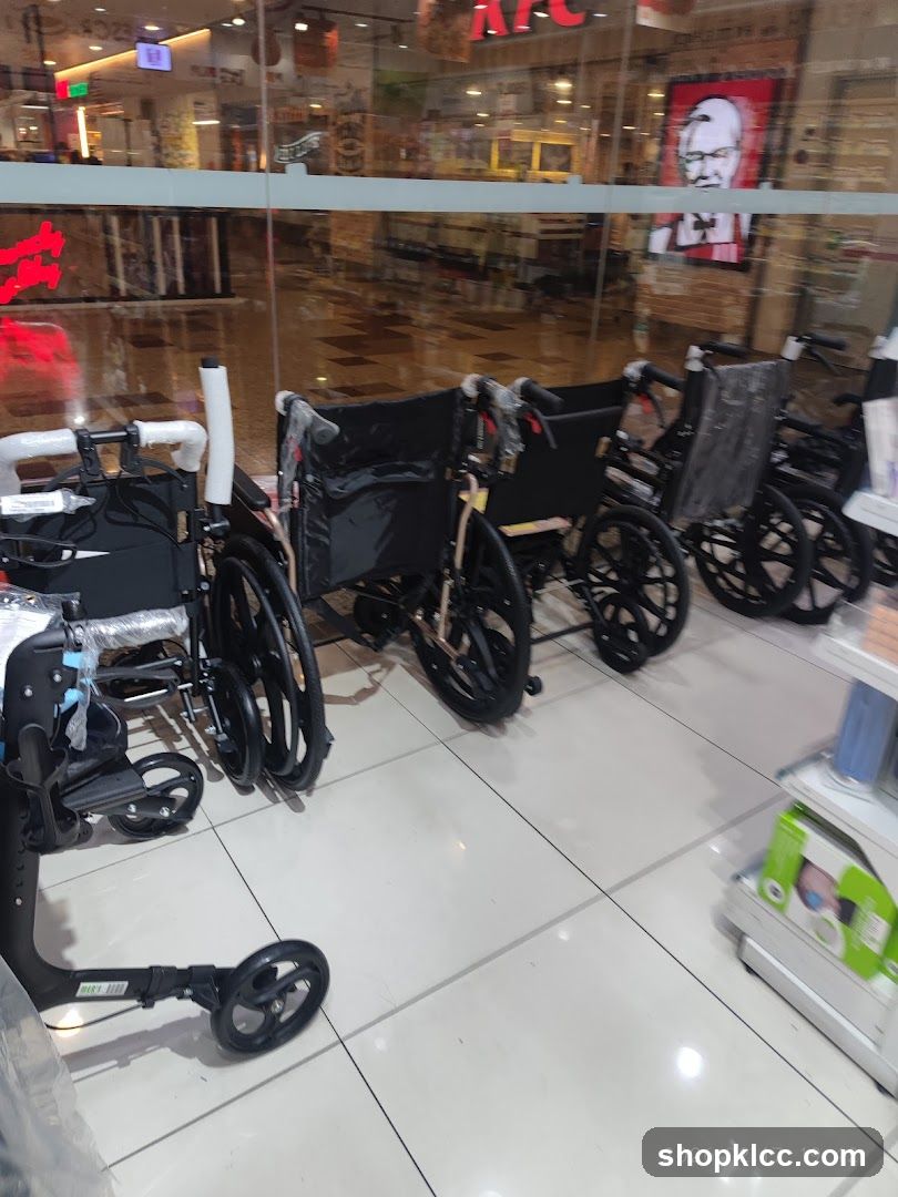 Wheelchairs and Walkers on Display
