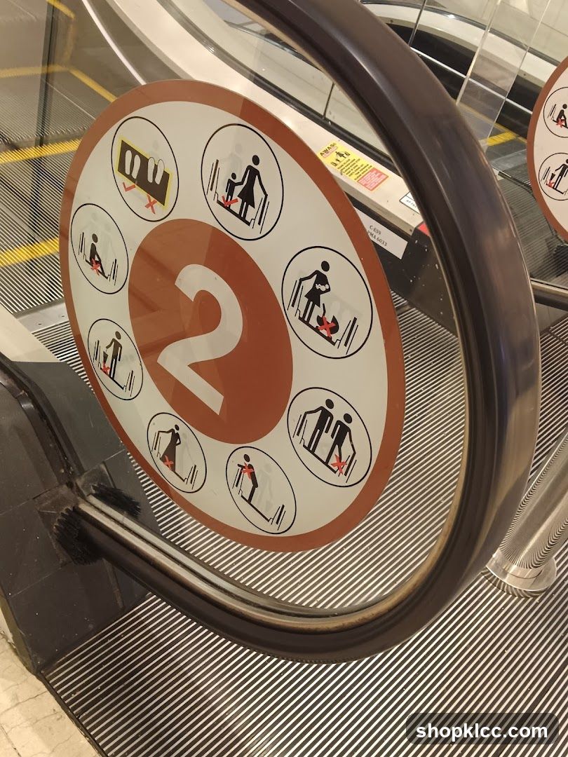 Escalator Safety Instructions