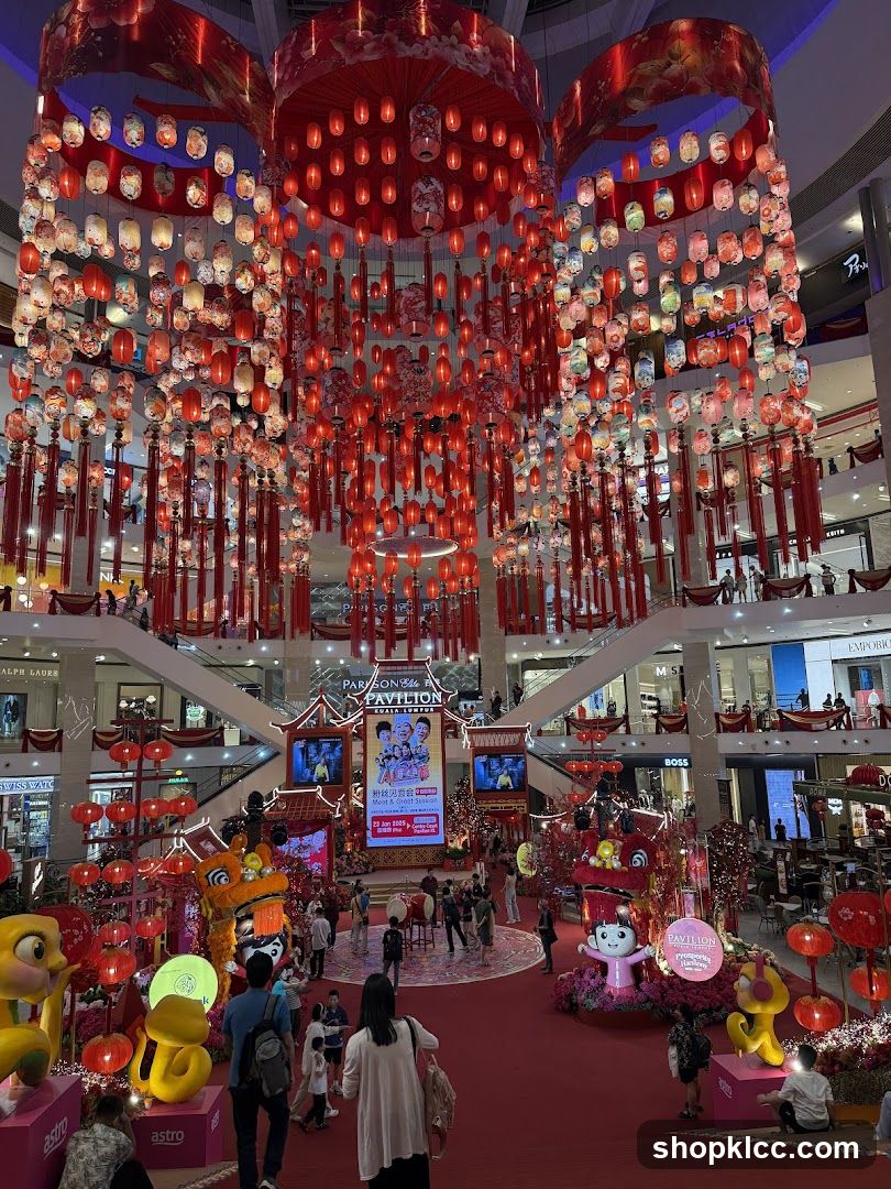 Mall Interior Decorated for Lunar New Year