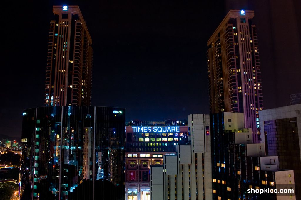 Times Square Buildings at Night