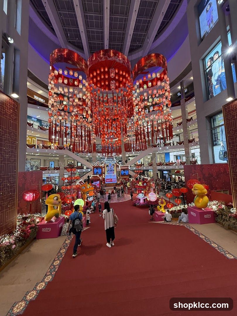 Mall Interior Decorated for Lunar New Year
