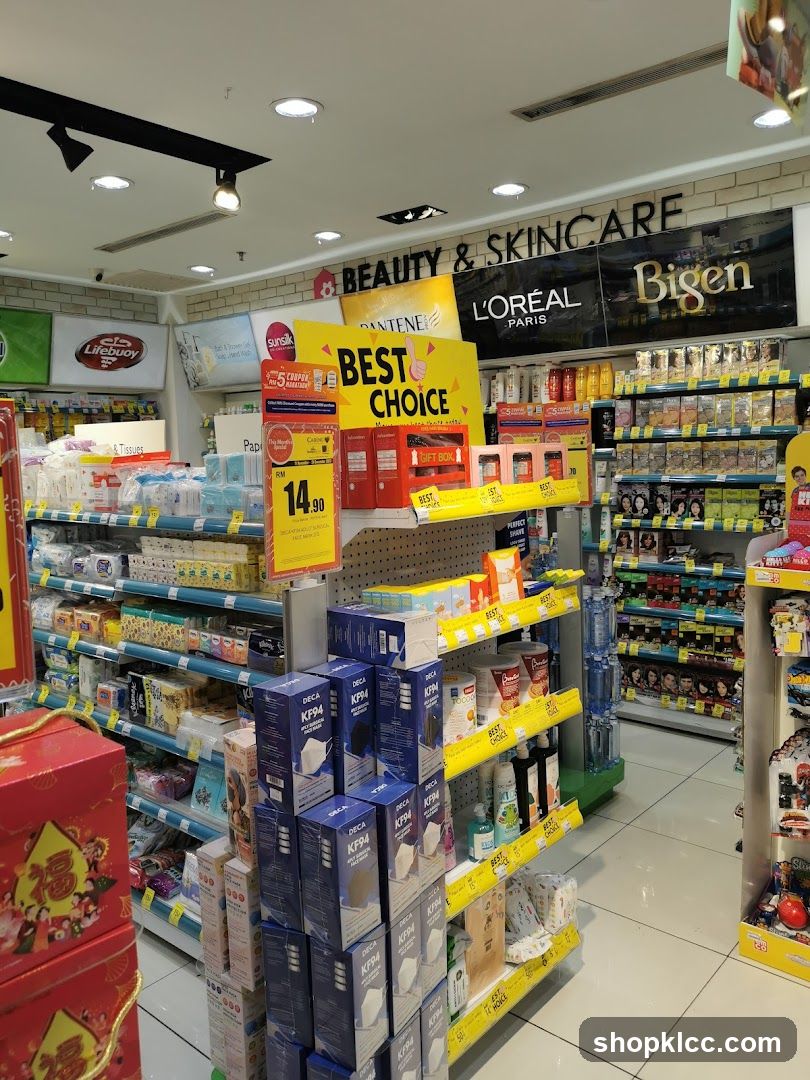Health and Beauty Products Display