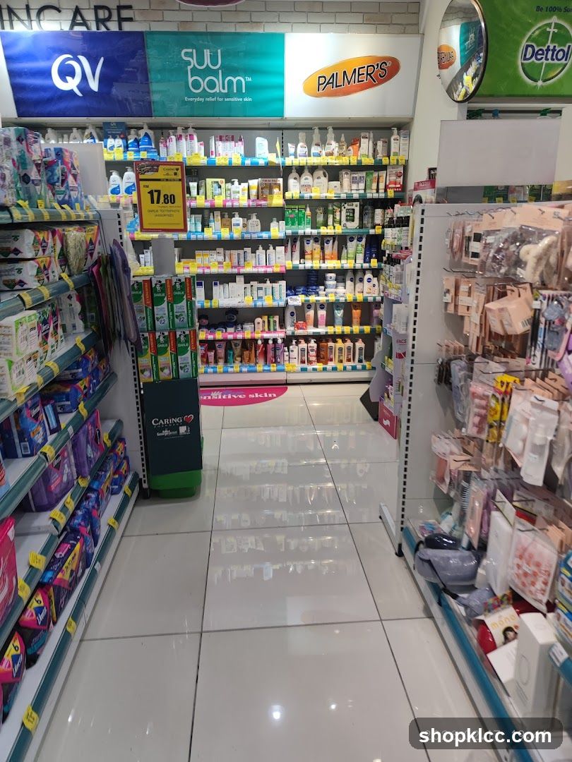Health and Beauty Products Aisle