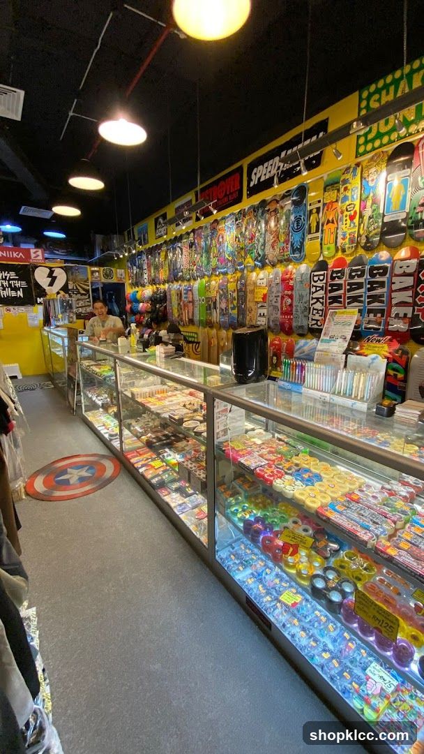 Skateboard Shop Interior