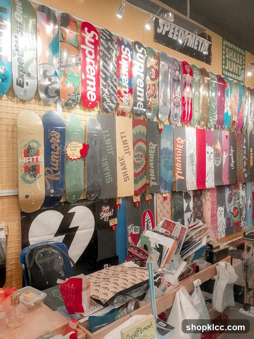 Skateboard Shop Interior