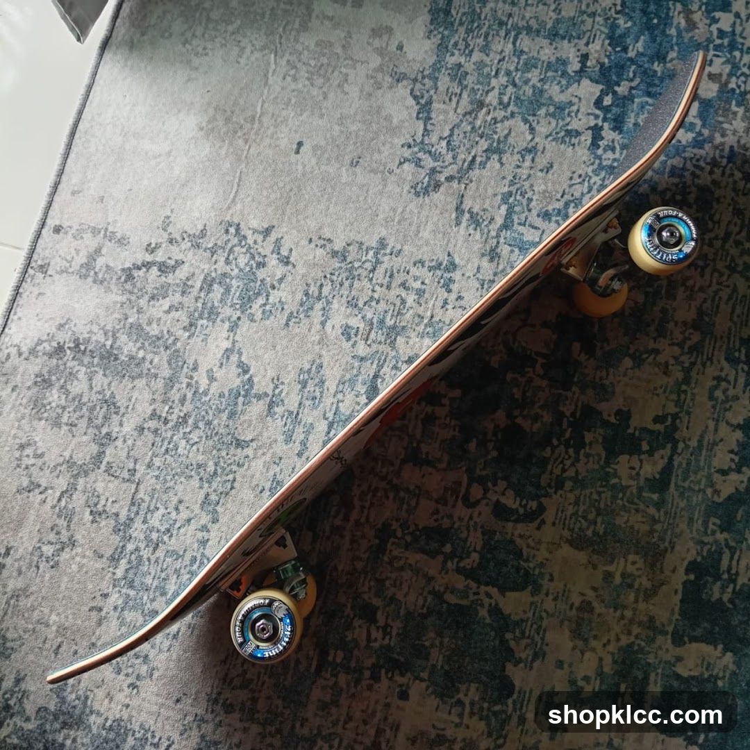 Skateboard on a Rug