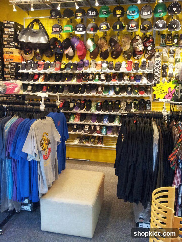 Clothing and Shoe Store Display