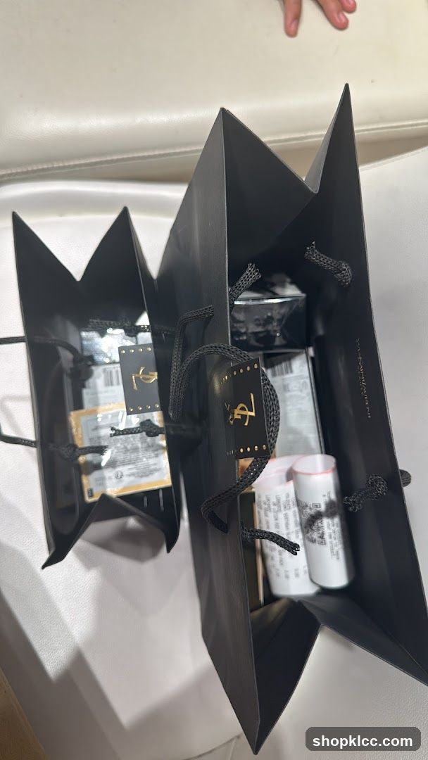 Shopping Bags with Cosmetics
