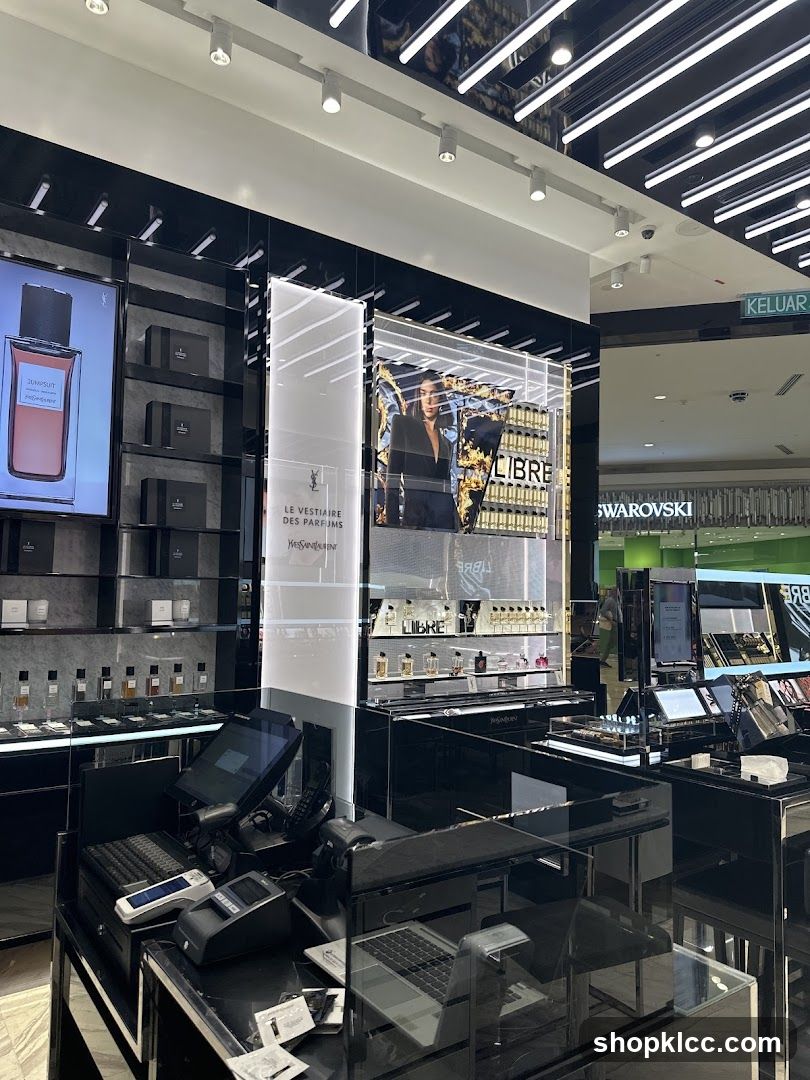 Perfume and Cosmetics Display